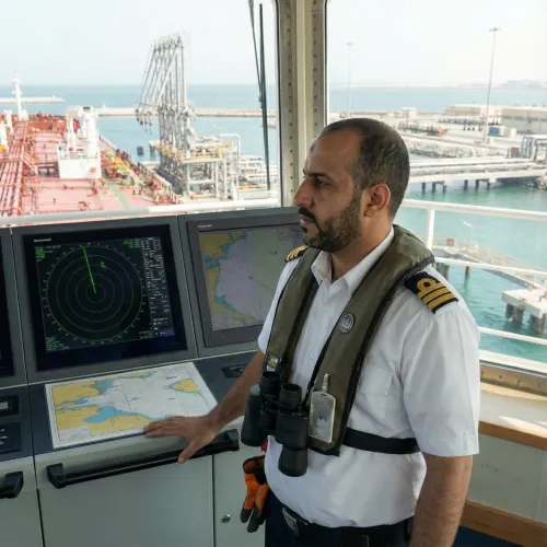 Ship deck officer
