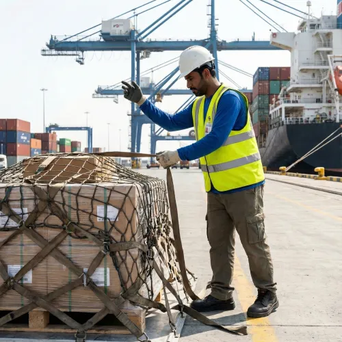 Ship freight handler
