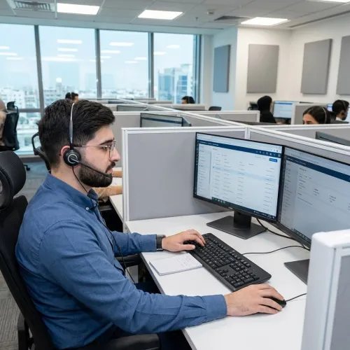 call centre agent