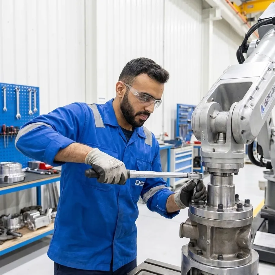 Industrial machinery assembler