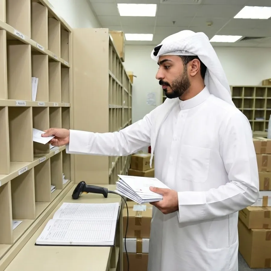 Mail clerk