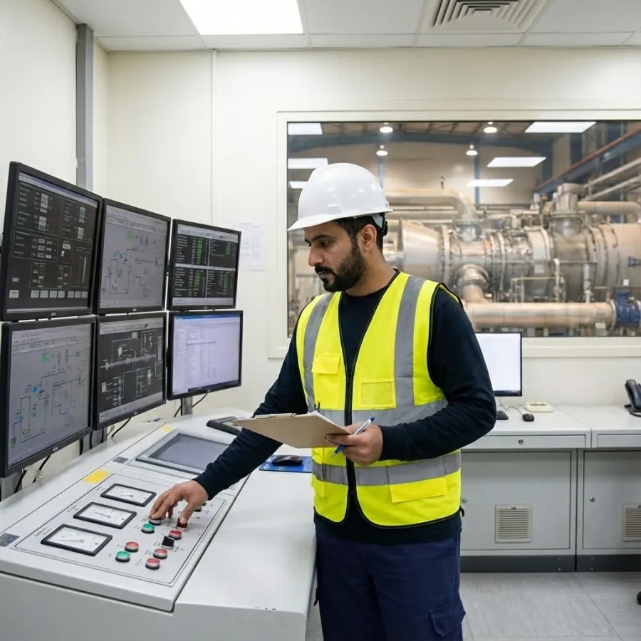 Power production plant operator