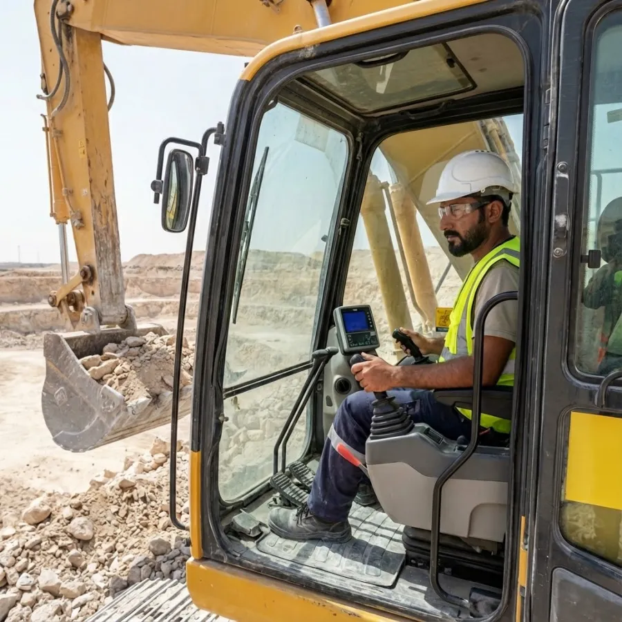 Quarry plant operator